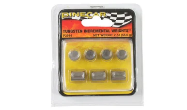 Pine Car P3914 Tungsten Incremental Weights, 2 oz Cylinder - Pinecar