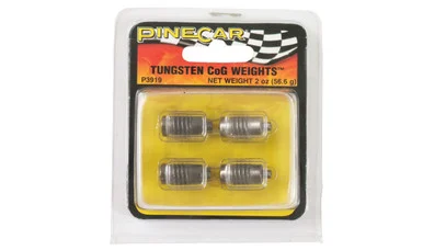 Pine Car P3919 Tungsten CoG/Center of Gravity Weight Set (2) - Pinecar