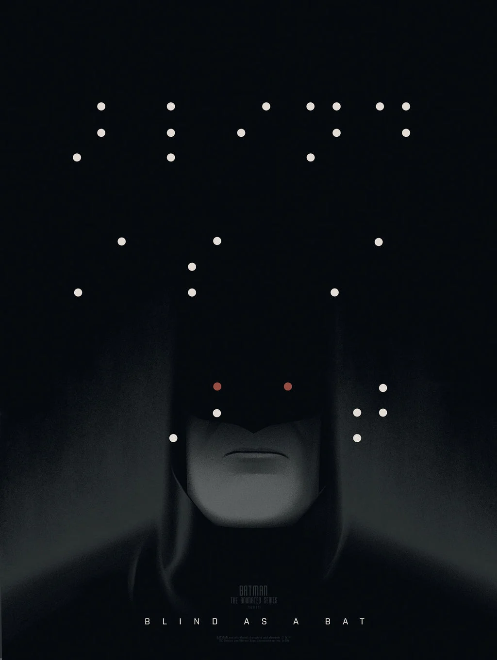 Batman: The Animated Series - Blind as a Bat Screenprinted Poster