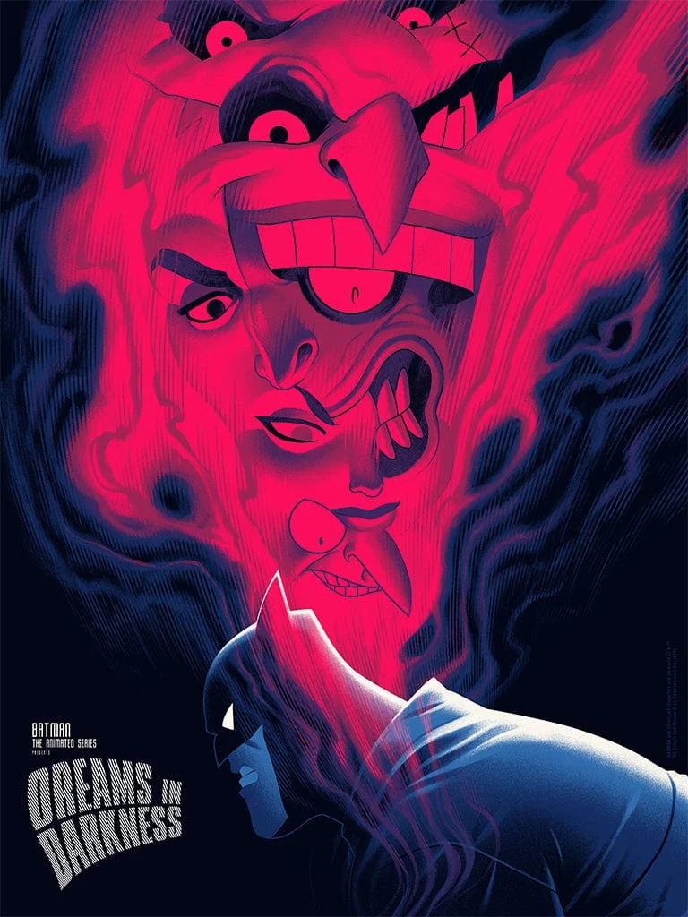 Dreams In Darkness Screenprinted Poster - Phantom City Creative
