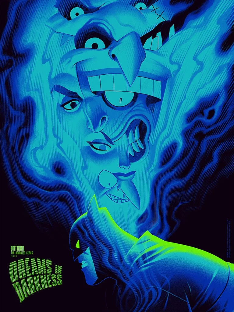 Dreams In Darkness Variant Screenprinted Poster - Phantom City Creative