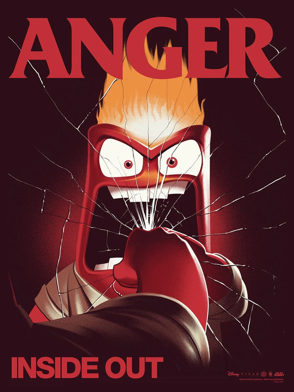 Inside Out: Anger Poster - Phantom City Creative