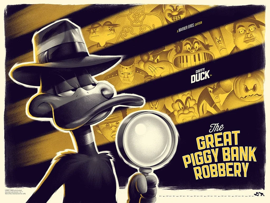 The Great Piggy Bank Robbery Poster - Phantom City Creative