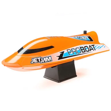 Pro Boat PRB08031V2T1 Jet Jam V2 12" Self-Righting Pool Racer Brushed RTR, Orange