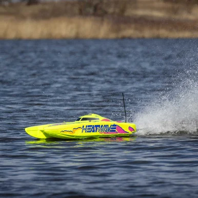 Pro Boat PRB08049T1 Blackjack 24" V2 Catamaran Brushless: RTR, Heat Wave Visual