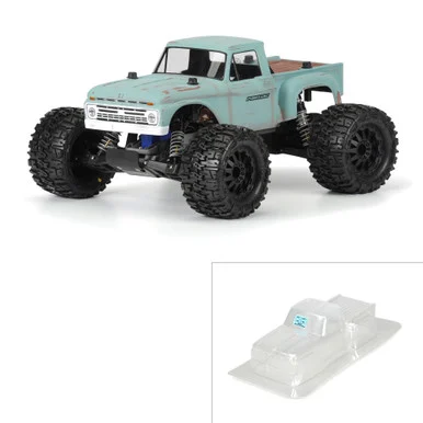 Pro-Line Racing PRO341200 1966 Ford F-100 Clear Body: Stampede 1/10