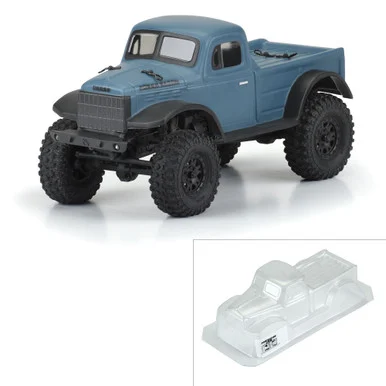 Pro-Line Racing PRO356500 1946 Dodge Power Wagon Clear Body: SCX24 JLU 1/24