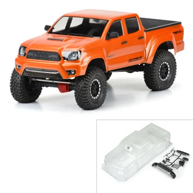 Pro-Line Racing PRO356800 2015 Toyota Tacoma TRD Pro Clear Body 12.3" (313mm) Wheelbase: Crawlers 1/10
