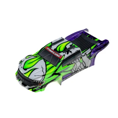 Pro-Line PRO369320 Limited Edition Pre-Cut/Pre-Painted Brute Ghostfire Body w/ Clipless System for Arrma Mini Kraton