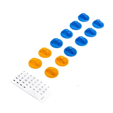 Gate Marker Set Blue (8) and Orange (4) for Micro Crawlers - Pro-Line