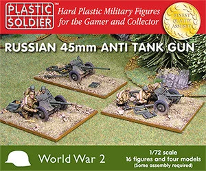 1/72 Soviet 45mm Anti Tank Gun - WW2G20001