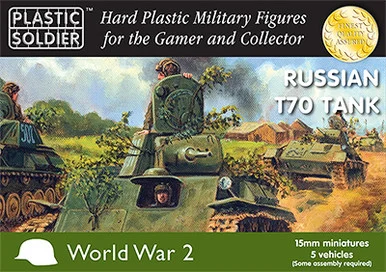 15mm Soviet T70 Tank (Bagged) - WW2V15019
