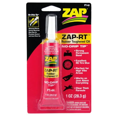 Pacer Technology PT-44 ZAP-RT Rubber Toughened CA, 1 oz.