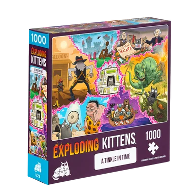 Exploding Kittens PTINK-1K-6 A Tinkle In Time 1000 Piece Jigsaw Puzzle