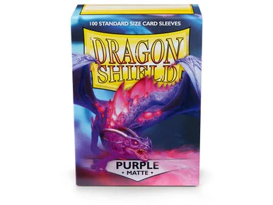 Dragon Shields: (100) Matte Purple - Arcane Tinmen