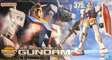 Bandai 5058890 RX-78-2 Gundam 1/48 Mega Size Scale Model Kit
