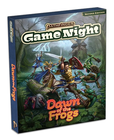 Paizo PZO14006-BX Pathfinder Game Night: Dawn of the Frogs (Deluxe Adventure)