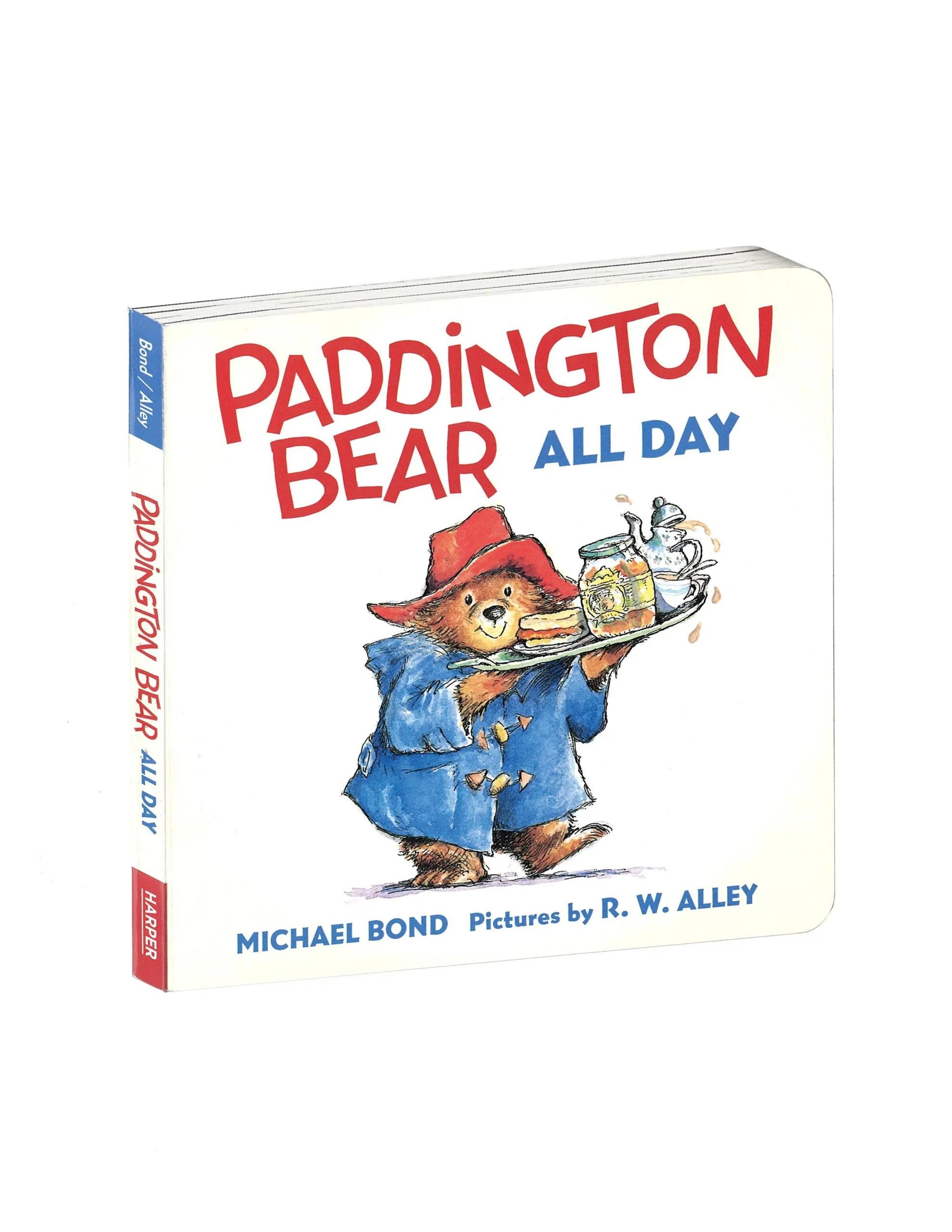 Paddington Bear All Day Hardcover Book By Michael Bond - Yottoy