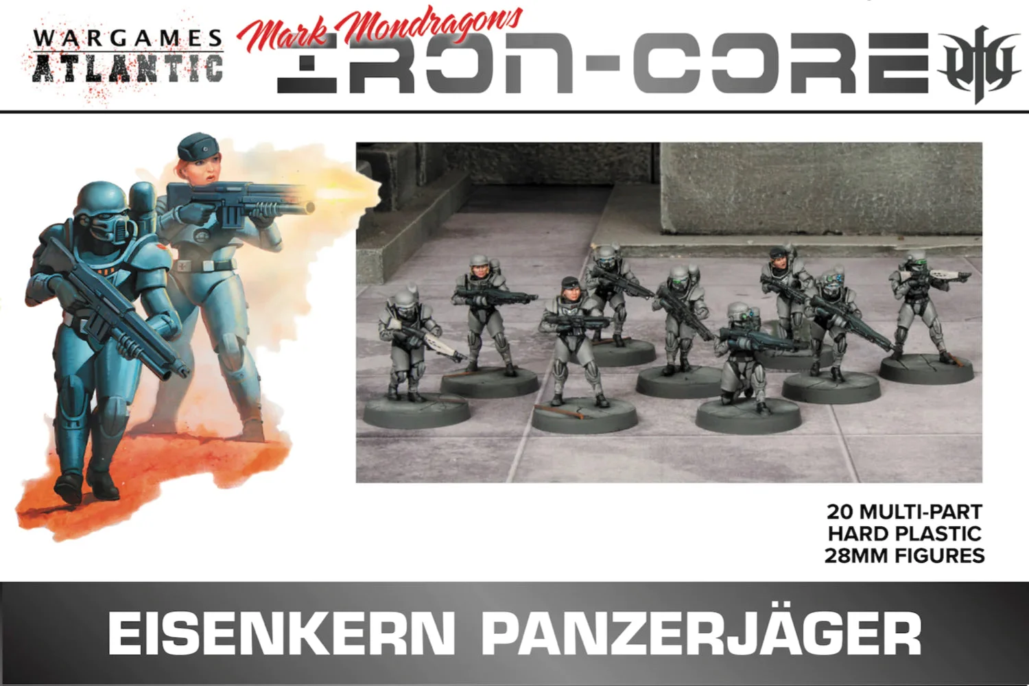 Eisenkern Panzerjäger, 28 mm Scale Model Plastic Figures - Wargames Atlantic