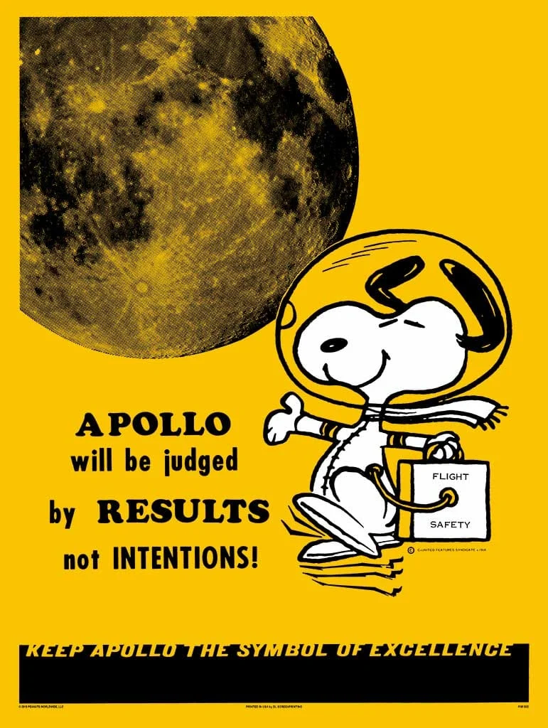 Apollo Era Safety Poster A (Variant) - Charles Schulz