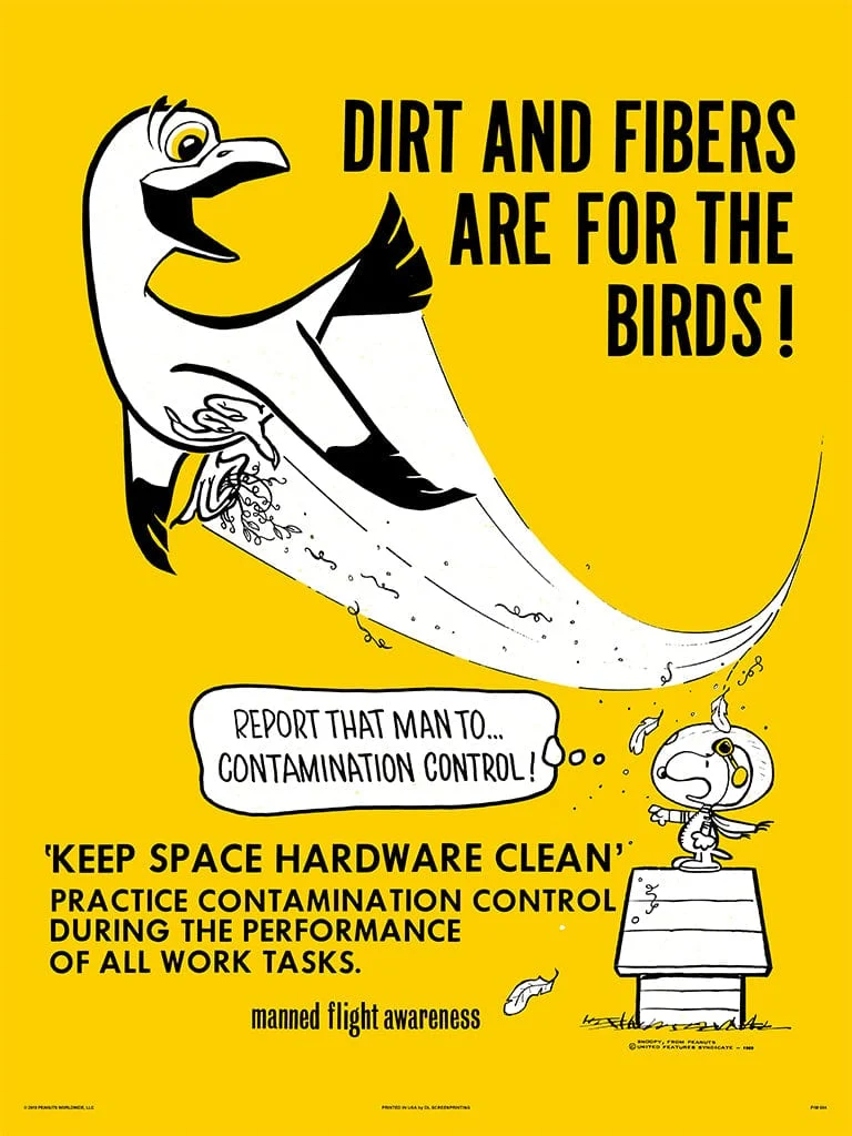 Apollo Era Safety Poster B (Variant) - Charles Schulz