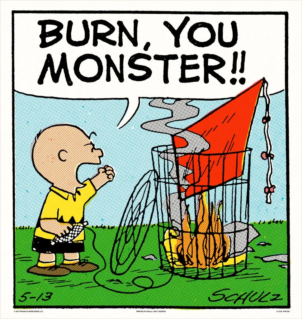 Peanuts Burn Monster Poster - Charles Schulz