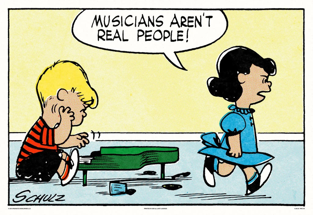Peanuts Musicians Poster - Charles Schulz