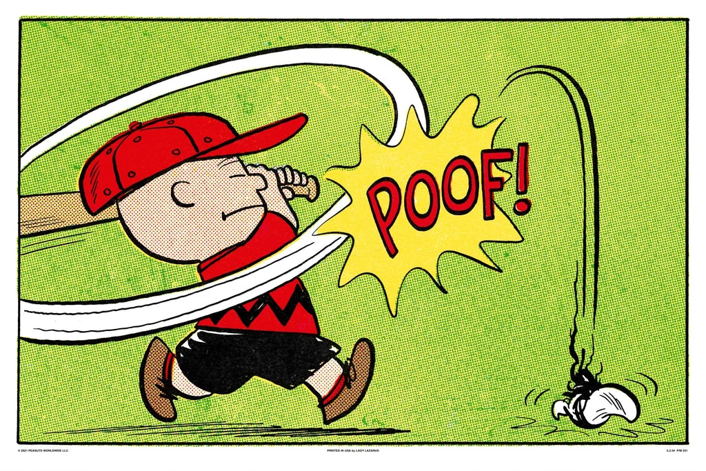 Peanuts Poof Poster - Charles Schulz