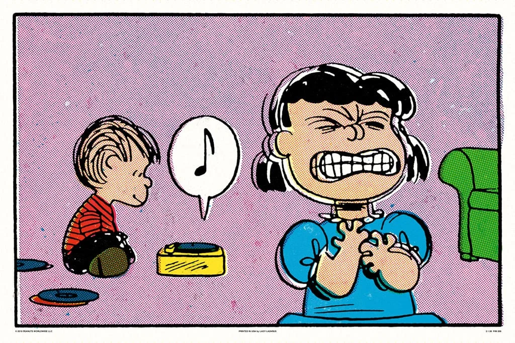 Peanuts Turntable Poster - Charles Schulz