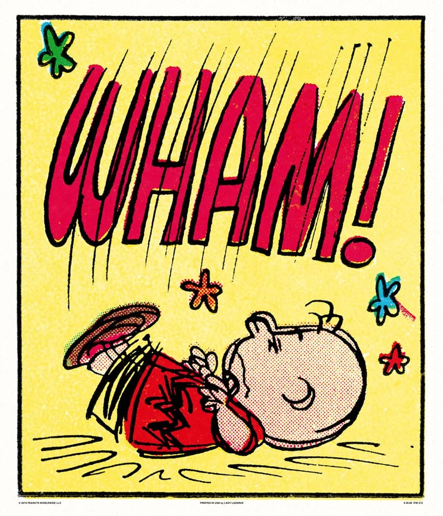 Peanuts Wham Poster - Charles Schulz