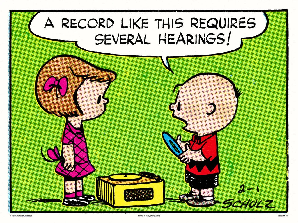 Peanuts Several Hearings Poster - Charles Schultz