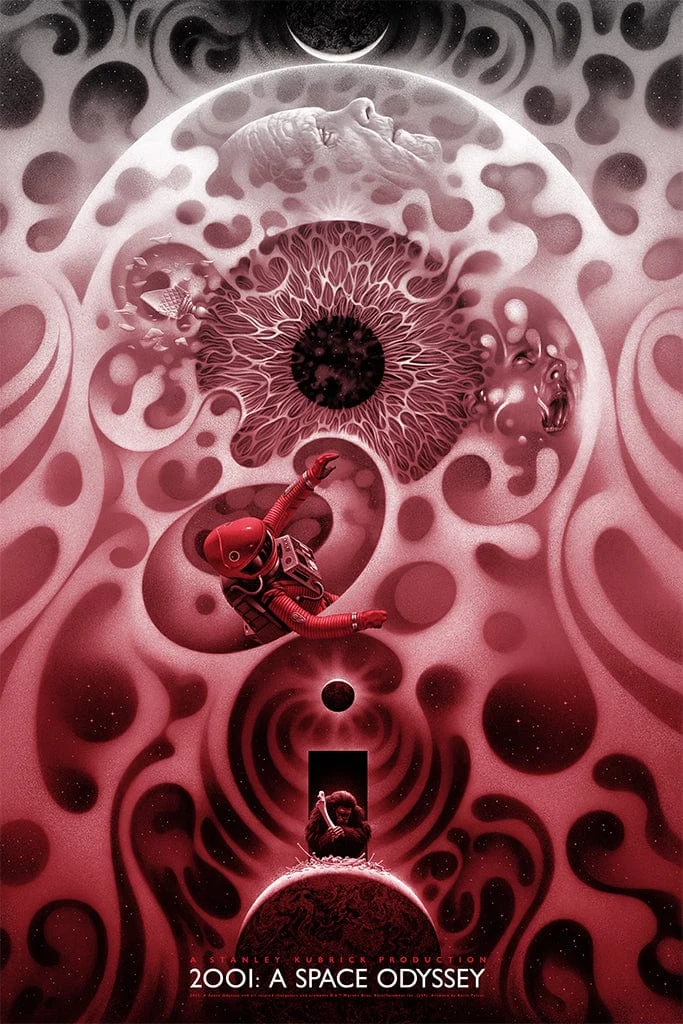 2001: A Space Odyssey (Variant) Poster - Boris Pelcer