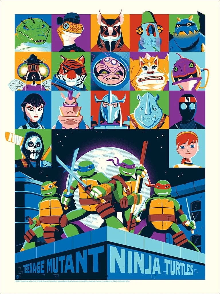 Teenage Mutant Ninja Turtles (2012) Poster - Dave Perillo