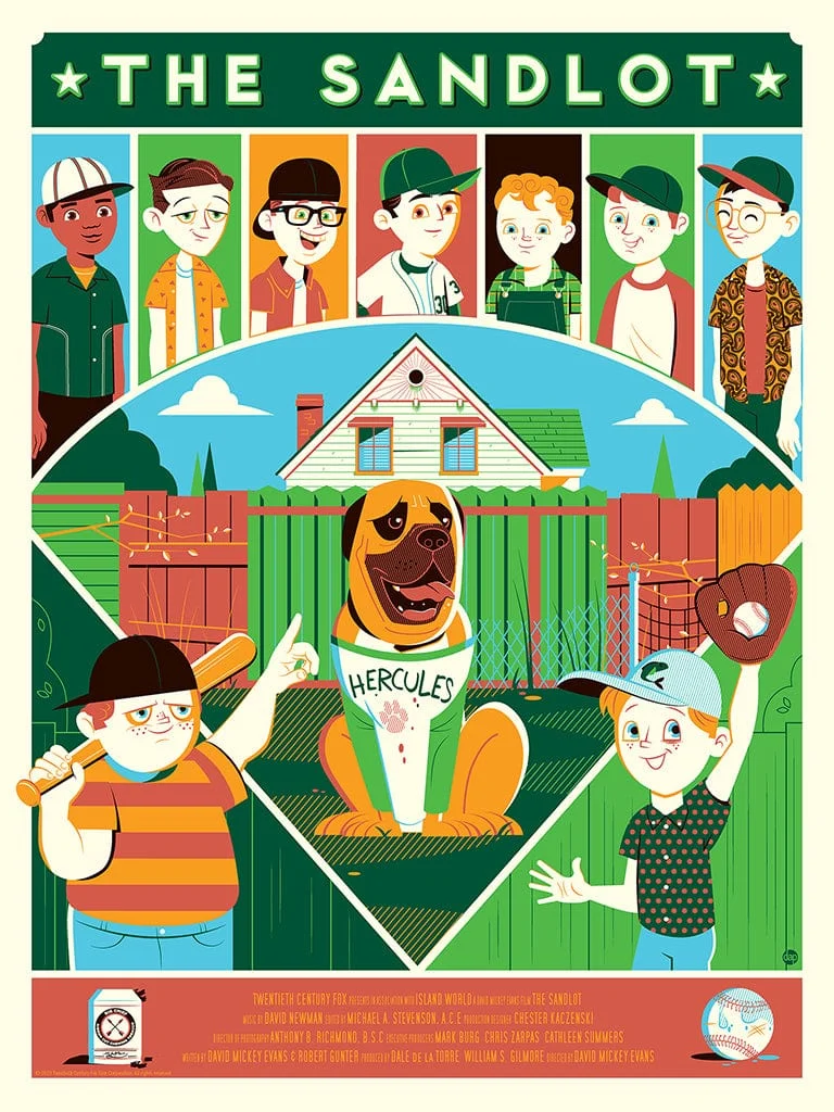 The Sandlot (Variant) Poster - Dave Perillo
