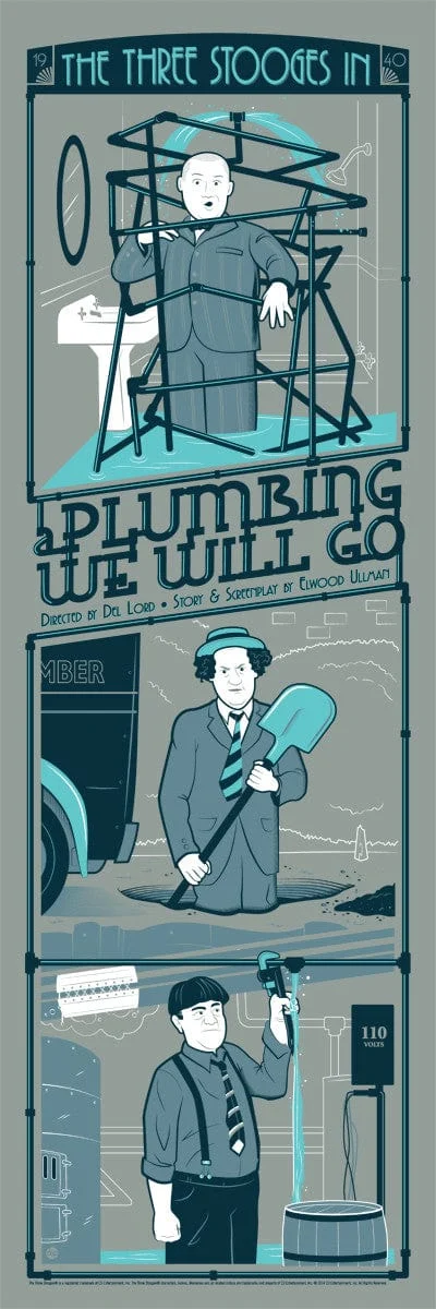 The Three Stooges: A Plumbing We Will Go - Dave Perillo