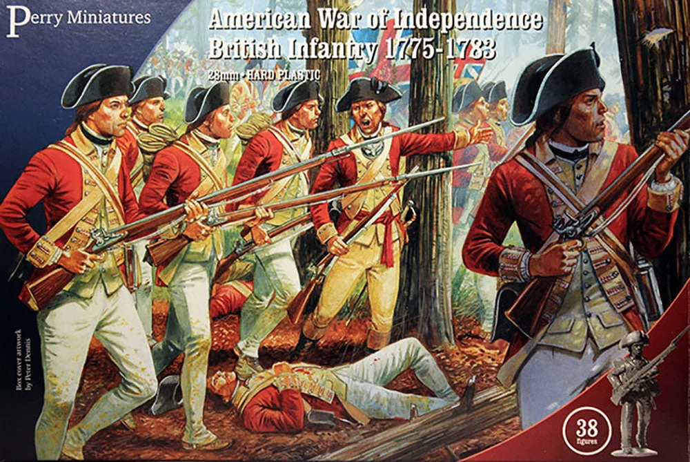 Perry Miniatures American War Of Independence British Infantry 1775–1783 28mm Scale Plastic Figures