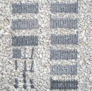 SCENERY: 28mm Picket Fencing - Renedra - REN