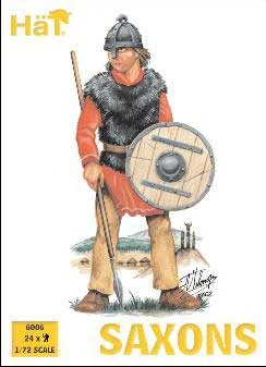 HaT Industrie 6006 Saxons 1/72 Scale Model Kit - Hat Industries
