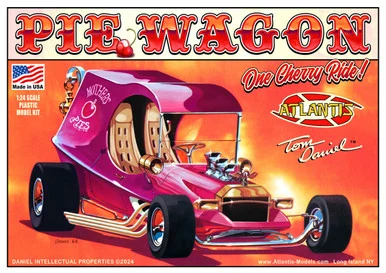 Atlantis Models M6738 Tom Daniel's Pie Wagon Show Rod 1/25 Scale Model Kit