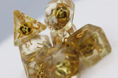 Foam Brain Games 2313 Pirate Skull RPG Dice Set - FoamBrain