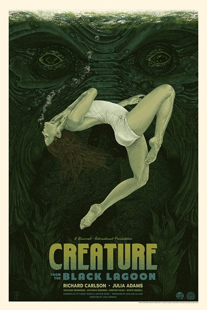 Creature from the Black Lagoon (Variant) Poster - Timothy Pittides