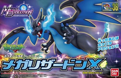 Bandai 2780771 #36 Mega Charizard Pokemon Model Kit