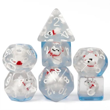 Foam Brain Games 2343 Polar Bear RPG Dice Set - FoamBrain