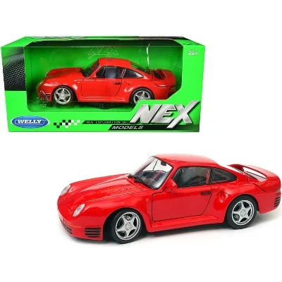 Porsche 959 (Red), 1/24 Scale Diecast Car - Welly