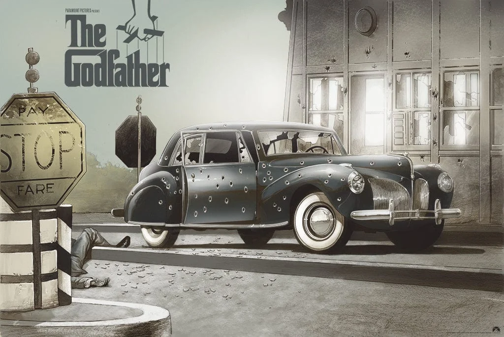 The Godfather Poster - Eric Powell