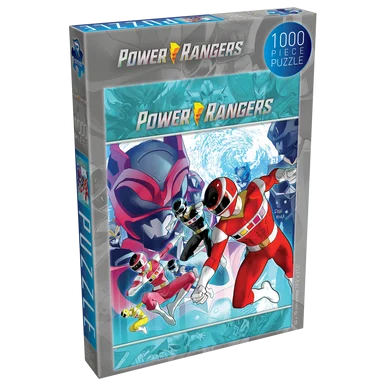 Renegade Game Studios 02198 Power Rangers Rise of the Psycho Rangers 1000 Piece Jigsaw Puzzle - Renegade Games