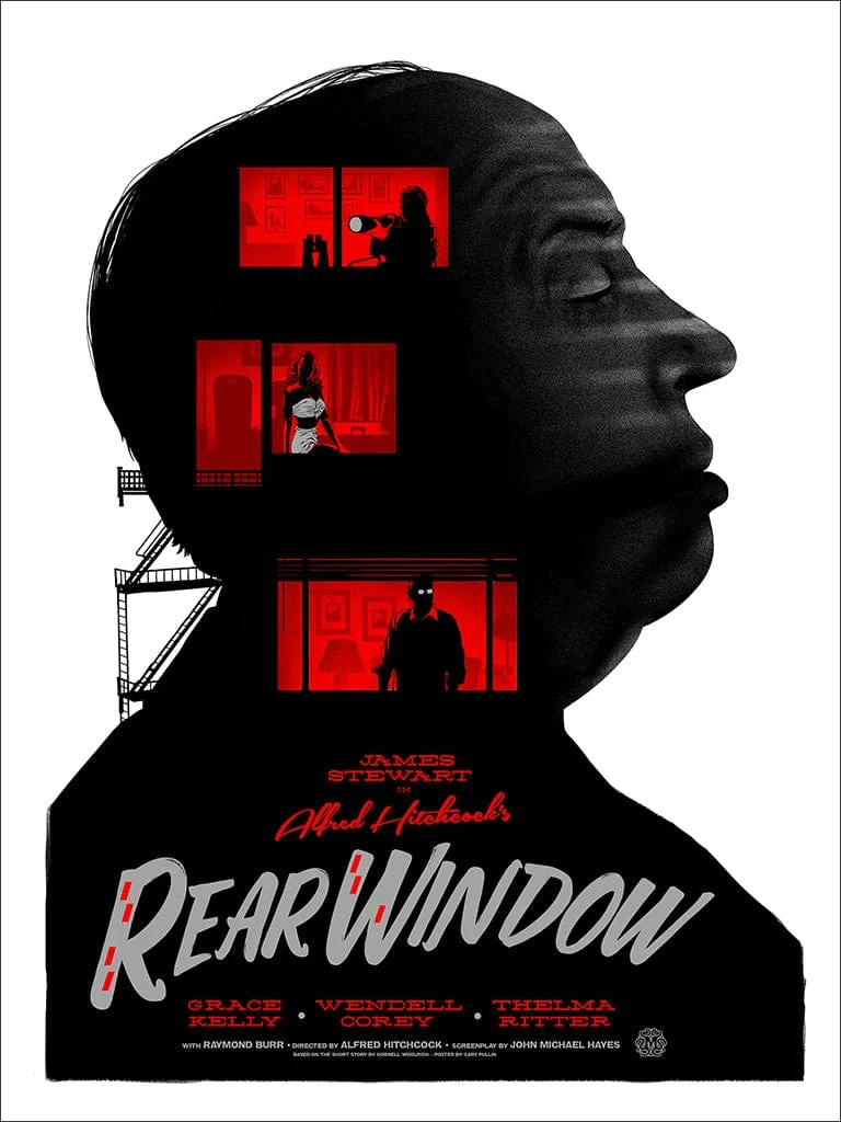 Rear Window (Variant) Poster - Gary Pullin