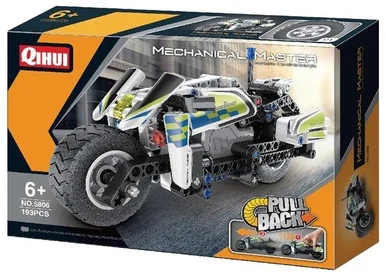 Qihui 5806 Tech Bricks Police Motorcycle