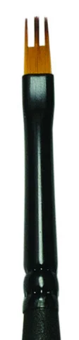 MINI MAJESTIC SHORT HANDLE FLAT WISP 10/0 - ROYAL BRUSH