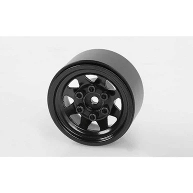 RC4WD RC4ZW0229 Stamped Steel 1.0" Stock Beadlock Wheels, Black 1/24 (2)